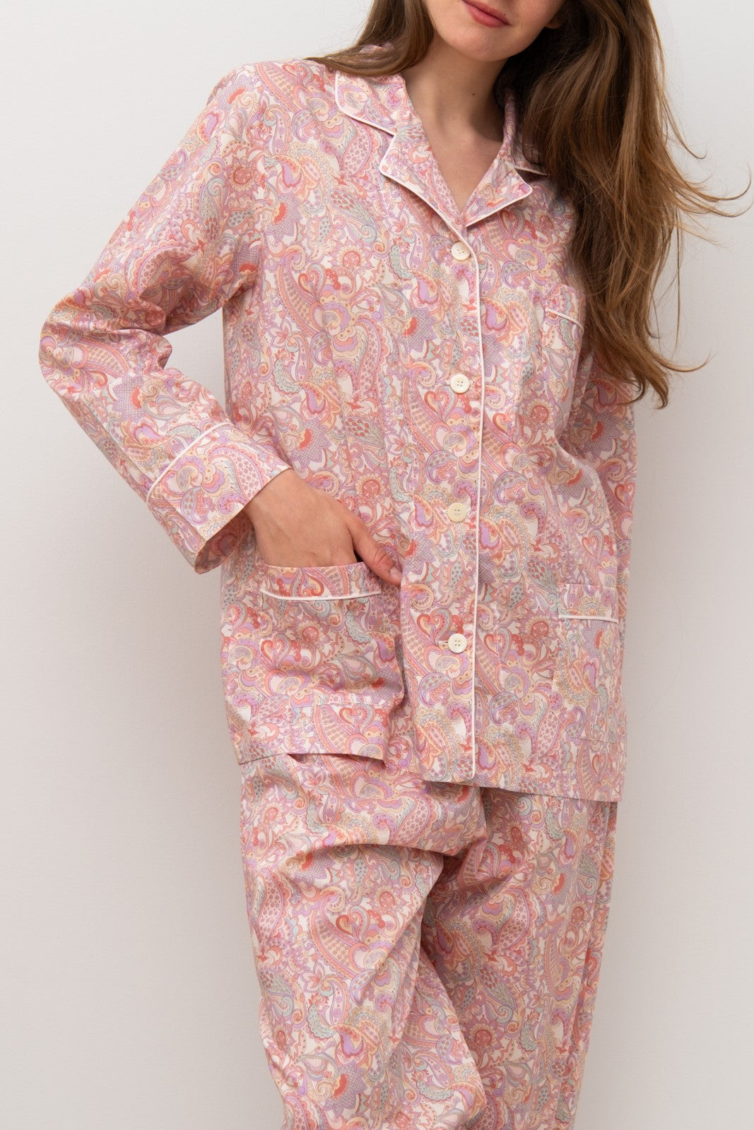 COMPLETO DONNA LIBERTY MR PAISLEY ROSA CODL MRPAISLEYROSA SILVIA SCALMANA 