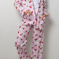 COMPLETO DONNA RIGA FRAGOLA STAMPA CILIEGIA CODPSTA CILIEGIA SILVIA SCALMANA 