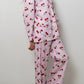 COMPLETO DONNA RIGA FRAGOLA STAMPA CILIEGIA CODPSTA CILIEGIA SILVIA SCALMANA 
