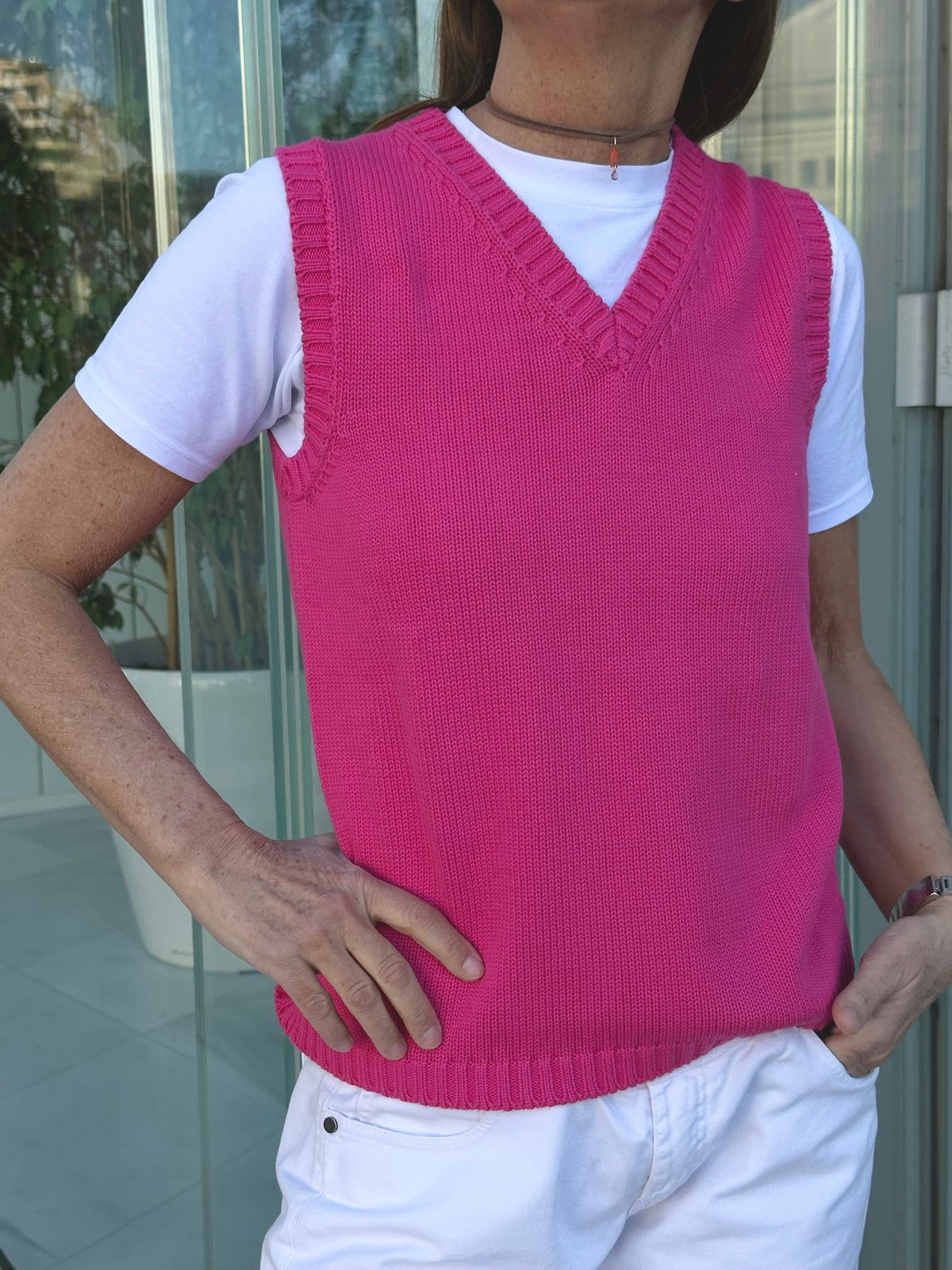 GILET COTONE DONNA GIACINTO GILTDC GIACINTO SILVIA SCALMANA 