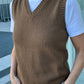 GILET COTONE DONNA MARRONE GILTDC MARRONE SILVIA SCALMANA 