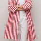 KIMONO TAGLIATELLA ROSSA PROFILO AZZURRO KIDPTAG ROSAZZ SILVIA SCALMANA 