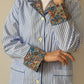 COMPLETO DONNA RIGA AZZURRA CON DETTAGLI "MARGARET ANNIE" MXDLRIG AZZMARGARETANNIE SILVIA SCALMANA 