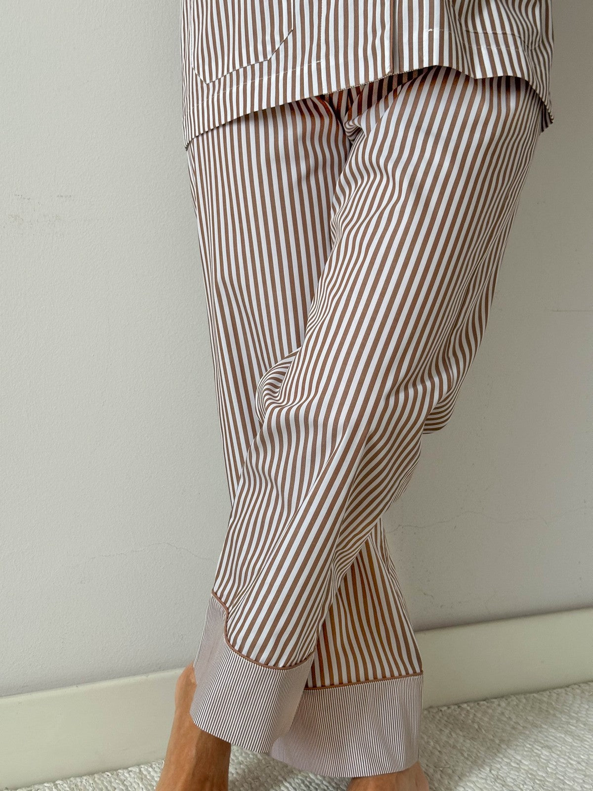 COMPLETO DONNA RIGA MARRONE CON DETTAGLI RIGHINO MARRONE MXDLRIG MARMAR SILVIA SCALMANA 