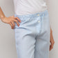 PANTALONI LINO UNITO AZZURRO PADIUNI AZZ SILVIA SCALMANA 