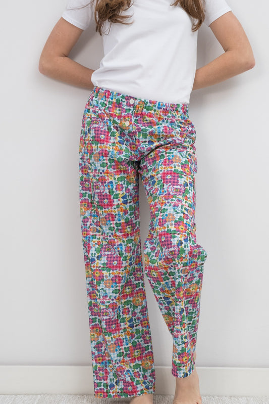 PANTALONI LIBERTY DONNA BETSY CHECK PADL BETSYCHECK SILVIA SCALMANA 