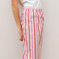 PANTALONI POPELINE DONNA TAGLIATELLA MISTA FRAGOLA/ROSSO PADP FRGROS SILVIA SCALMANA 