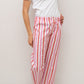 PANTALONI POPELINE DONNA TAGLIATELLA MISTA FRAGOLA/ROSSO PADP FRGROS SILVIA SCALMANA 