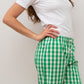 PANTALONI POPELINE DONNA QUADRO PRATO PADPQDR PRT SILVIA SCALMANA 