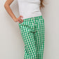 PANTALONI POPELINE DONNA QUADRO PRATO PADPQDR PRT SILVIA SCALMANA 