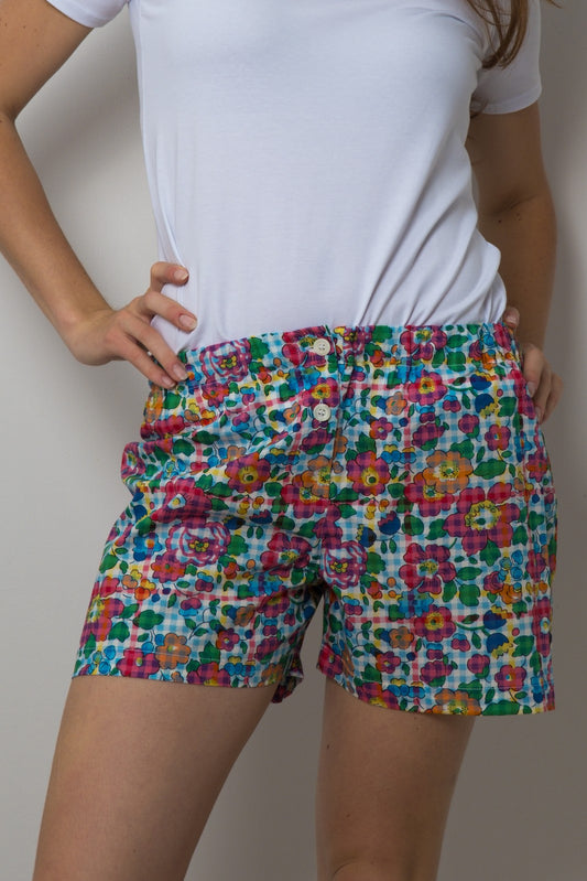 SHORTS LIBERTY DONNA BETSY CHECK SHDL BETSYCHECK SILVIA SCALMANA 