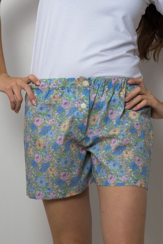 SHORTS LIBERTY DONNA MEADOW SONG AZZURRO SHDL MEADOWSONGAZZURRO SILVIA SCALMANA 