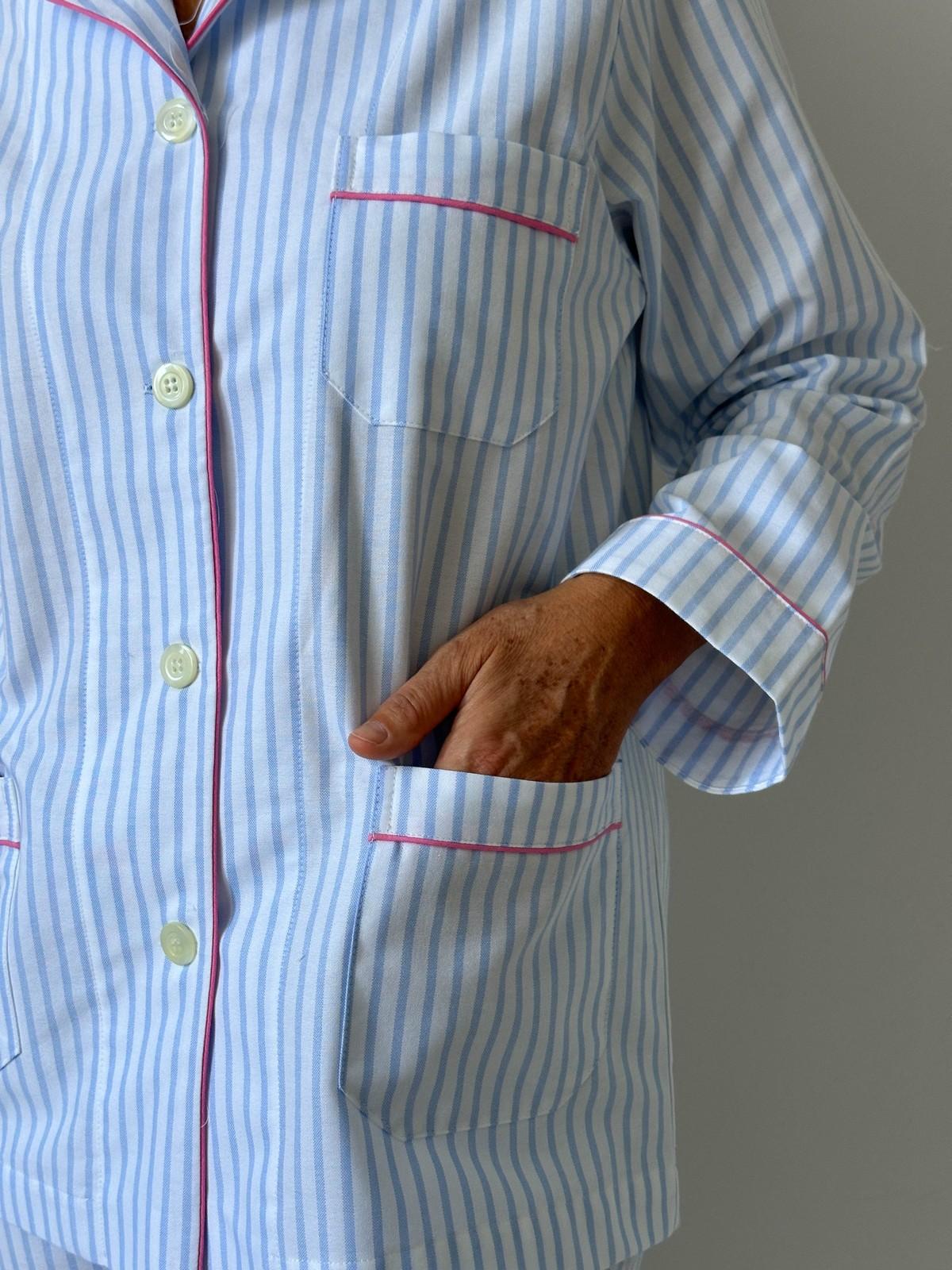 COMPLETO DONNA BASTONCINO AZZURRO PROFILO FRAGOLA CODFBAS AZZFRG SILVIA SCALMANA 