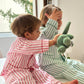 PIGIAMA BAMBINO IN FLANELLA RIGONE ROSSO