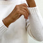 GIROCOLLO DONNA IN LANA "NEVE"