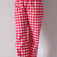 PANTALONI DONNA FLANELLA QUADRO ROSSO PDFL QUADROROSSO SILVIA SCALMANA 