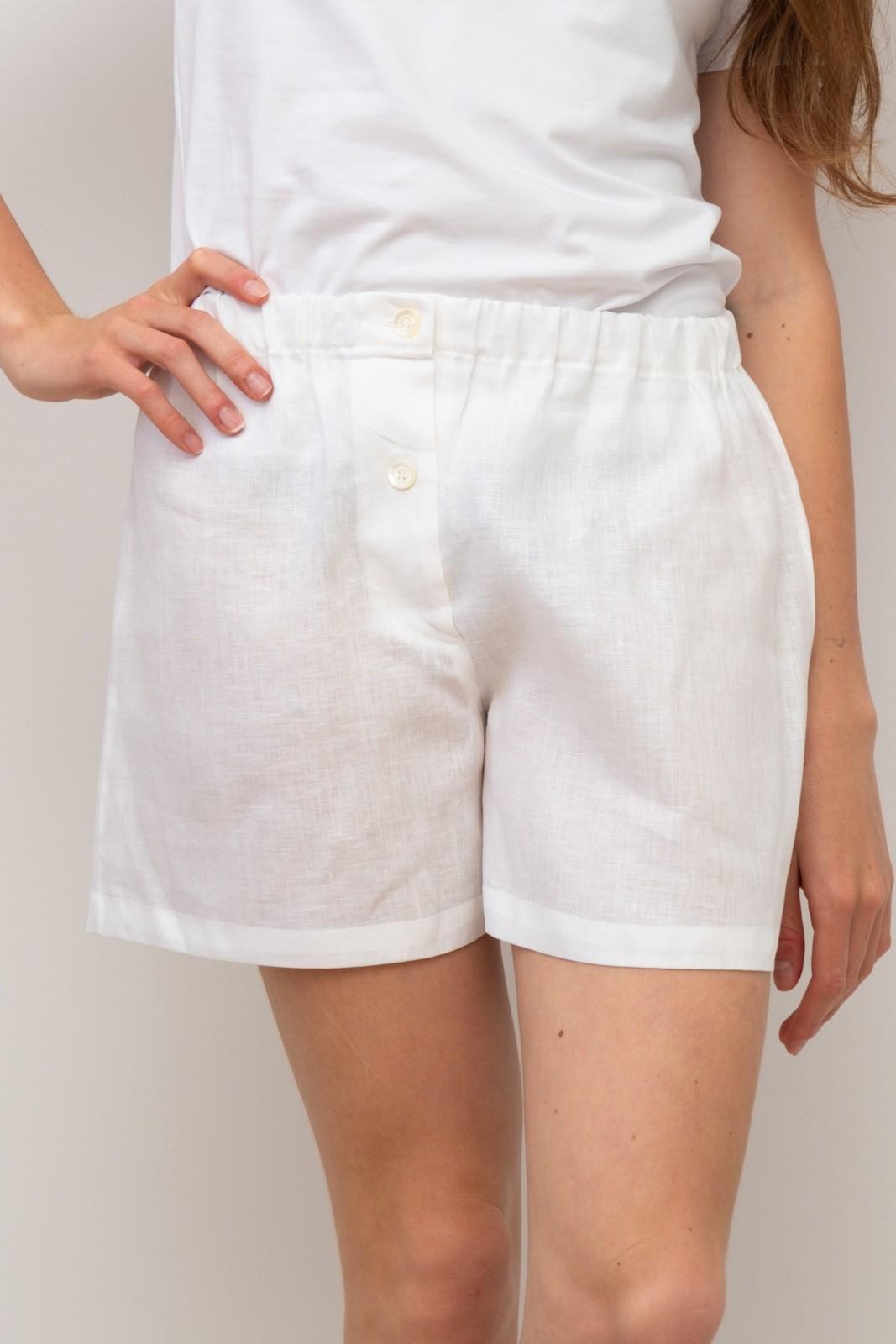 SHORTS LINO UNITO BIANCO SHDIUNI BIA SILVIA SCALMANA 