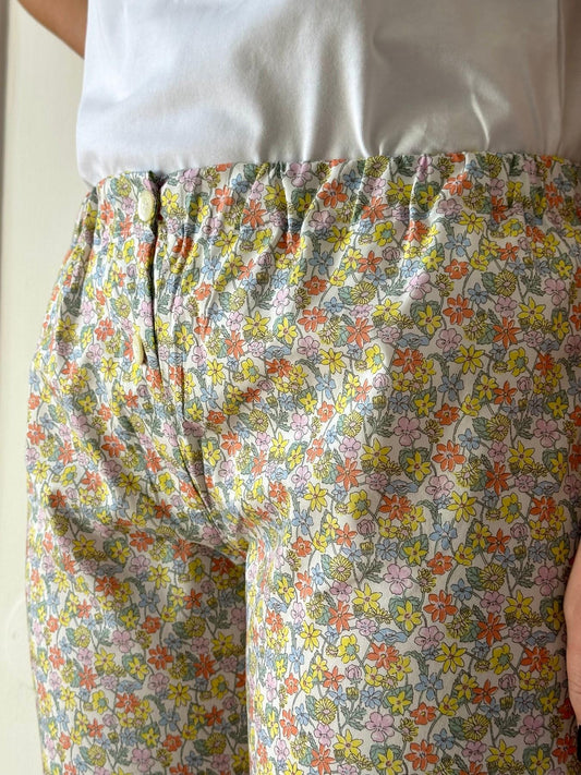 PANTALONI LIBERTY DONNA "CARMELLA DAISY" PDLIB CARMELLADAISY SILVIA SCALMANA 