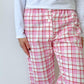 PANTALONI DONNA SCOZZESE FRAGOLA/ROSSO PADFSCO FRG SILVIA SCALMANA 