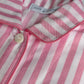PIGIAMA BAMBINO IN FLANELLA RIGONE ROSA