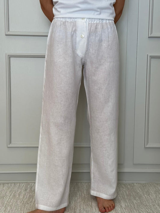 PANTALONI DONNA LINO BIANCO PADIUNI BIA SILVIA SCALMANA 