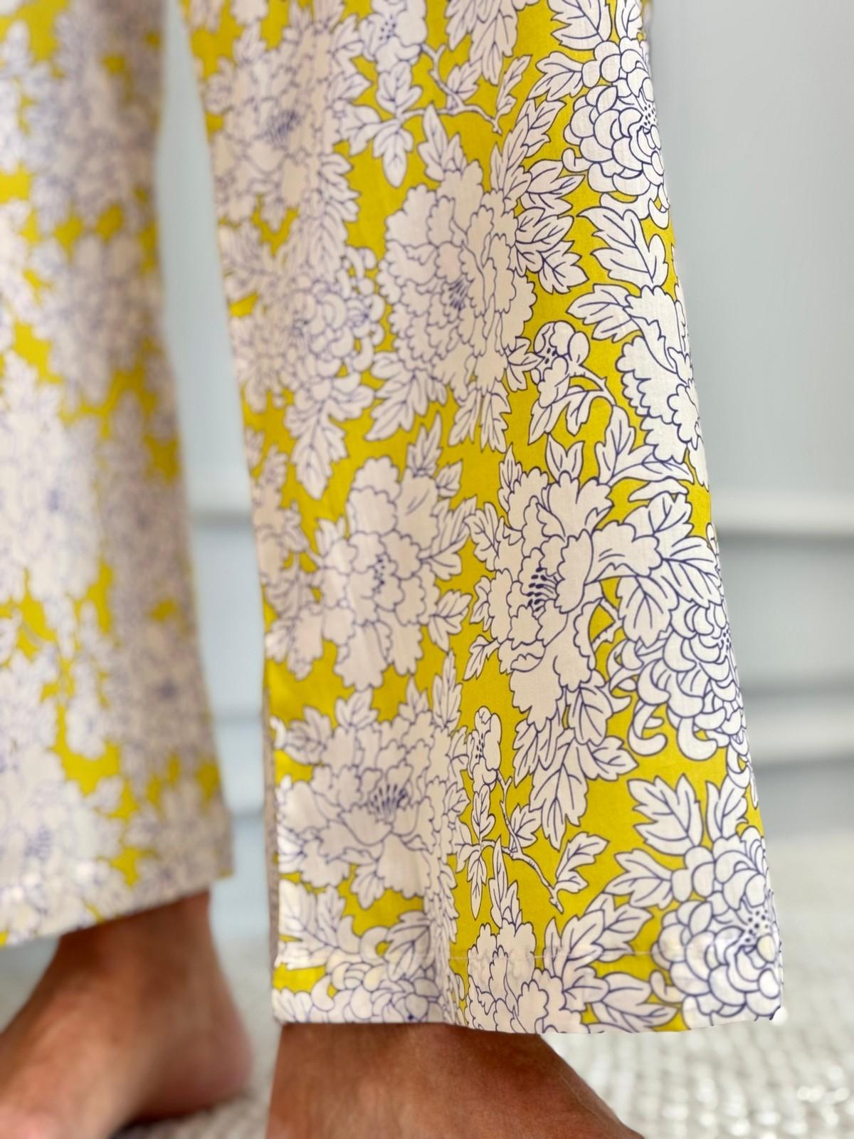 PANTALONI LIBERTY DONNA "COSTUME GIALLO" PADL COSTUMEGIALLO SILVIA SCALMANA 