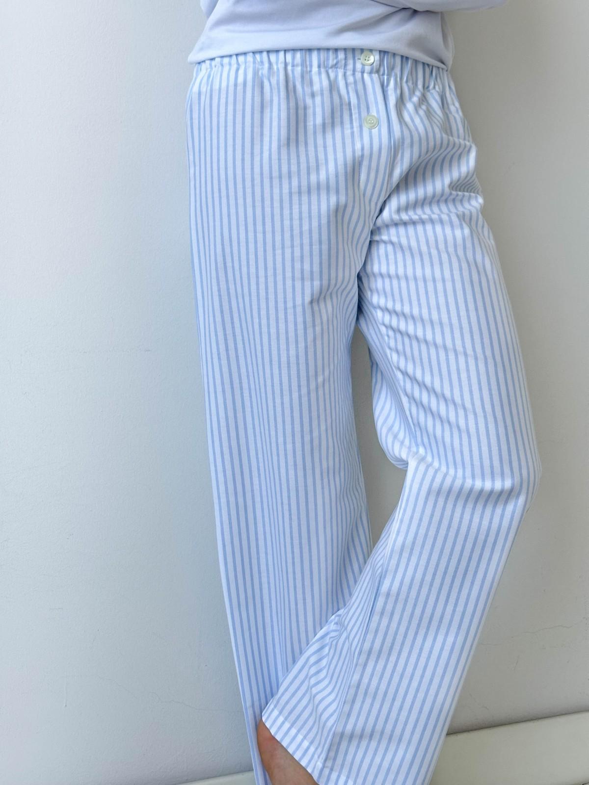 PANTALONI DONNA BASTONCINO AZZURRO PADFBAS AZZ SILVIA SCALMANA 