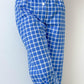 PANTALONI DONNA FINESTRATO FONDO BLUETTE PADFFIN BLU SILVIA SCALMANA 