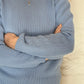 GIROCOLLO COTONE DONNA AZZURRO GIRTDC AZZURRO SILVIA SCALMANA 