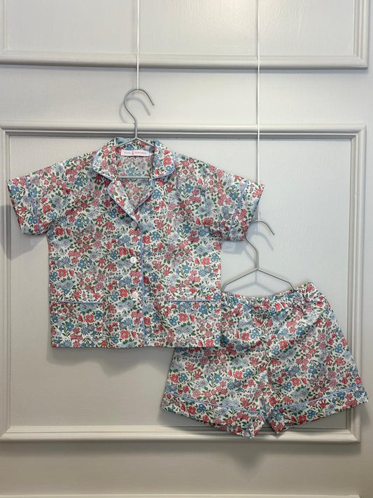 PIGIAMA CORTO BAMBINO LIBERTY ANNABELLA AZZURRO