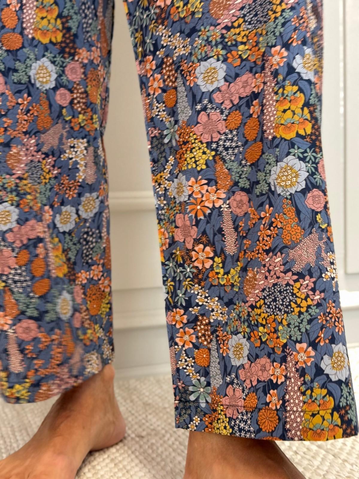 PANTALONI LIBERTY DONNA "CIARA BLU" PADL CIARABLU SILVIA SCALMANA 