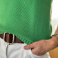 GILET DONNA COTONE VERDE