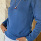 GIROCOLLO DONNA COTONE AVIO