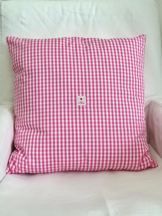 CUSCINO QUADRO ROSA
