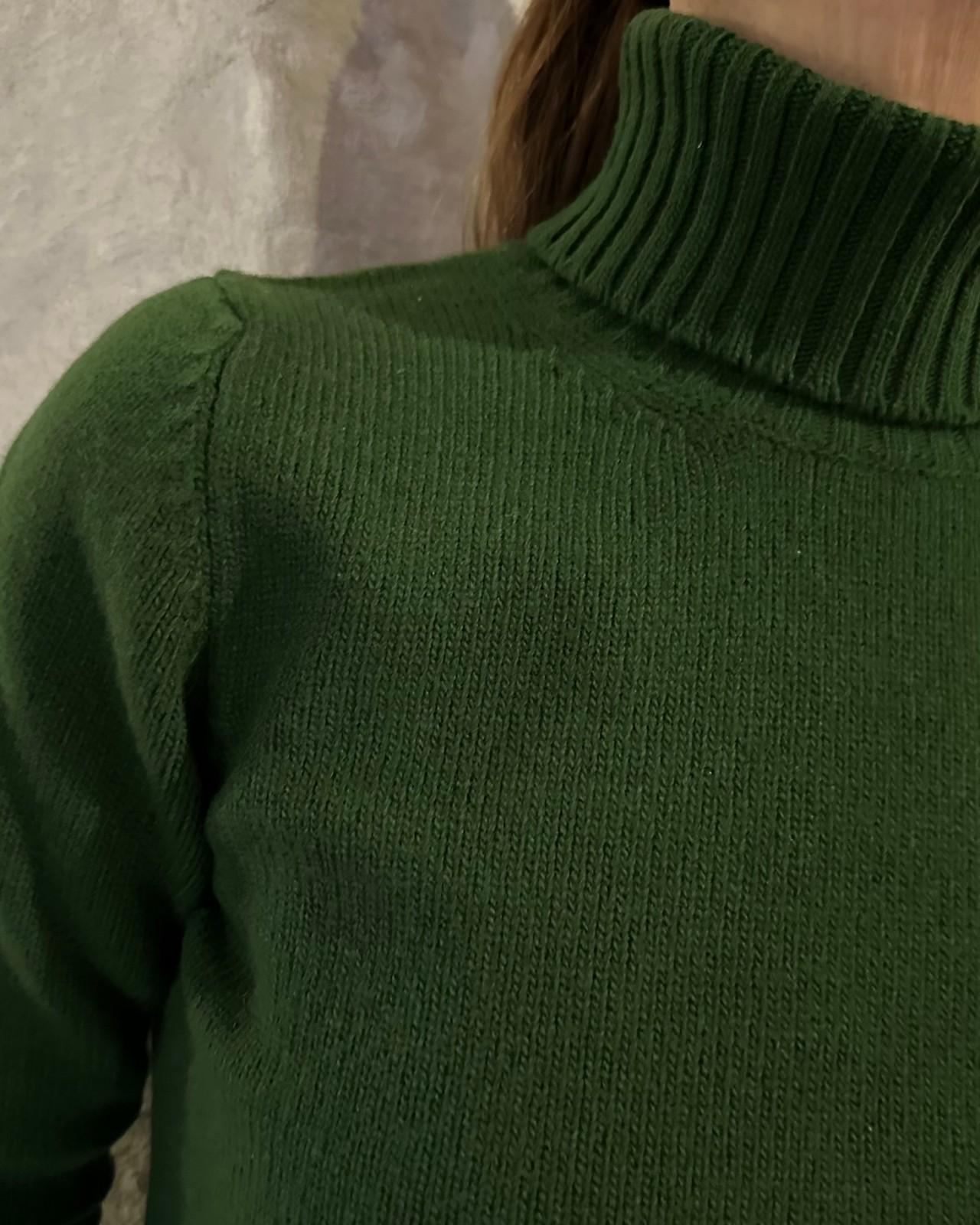 GOLF COLLO ALTO DONNA VERDE LAURO CALT VERDELAURO SILVIA SCALMANA 