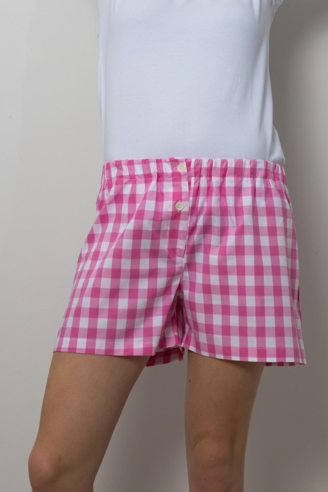 SHORTS DONNA QUADRONE FRAGOLA SHDPQDR FRG SILVIA SCALMANA 