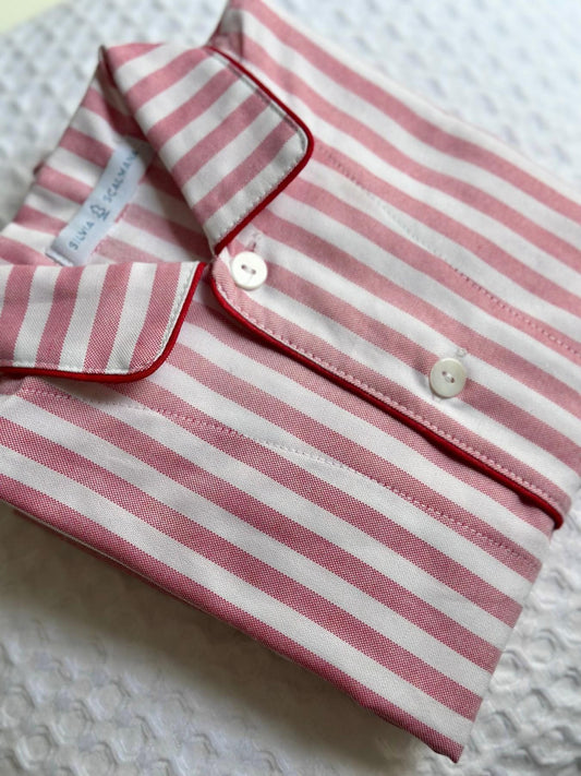 RED STRIPE FLANNEL PYJAMAS FOR CHILDREN