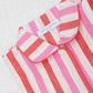 COMPLETO BAMBINO TAGLIATELLA MISTA FRAGOLA/ROSSO PROFILO ROSA COBPFRG ROSRSA SILVIA SCALMANA 