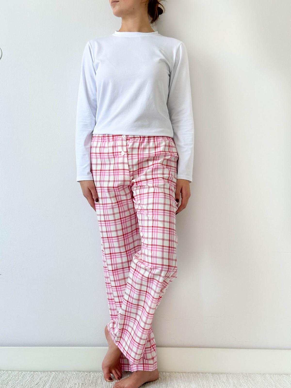 PANTALONI DONNA SCOZZESE FRAGOLA/ROSSO PADFSCO FRG SILVIA SCALMANA 