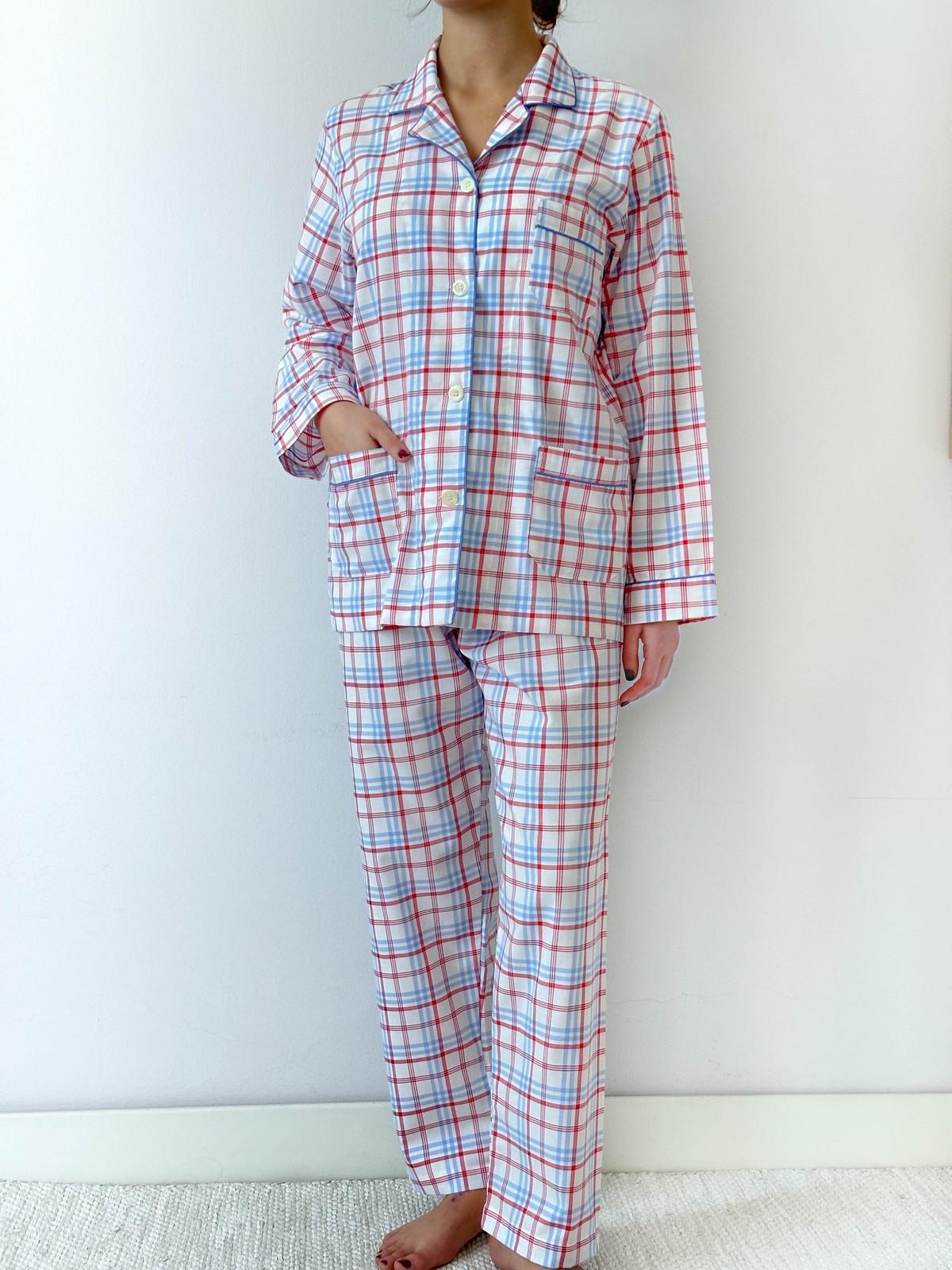 COMPLETO DONNA SCOZZESE AZZURRO/ROSSO CODFSCO AZZAZO SILVIA SCALMANA 