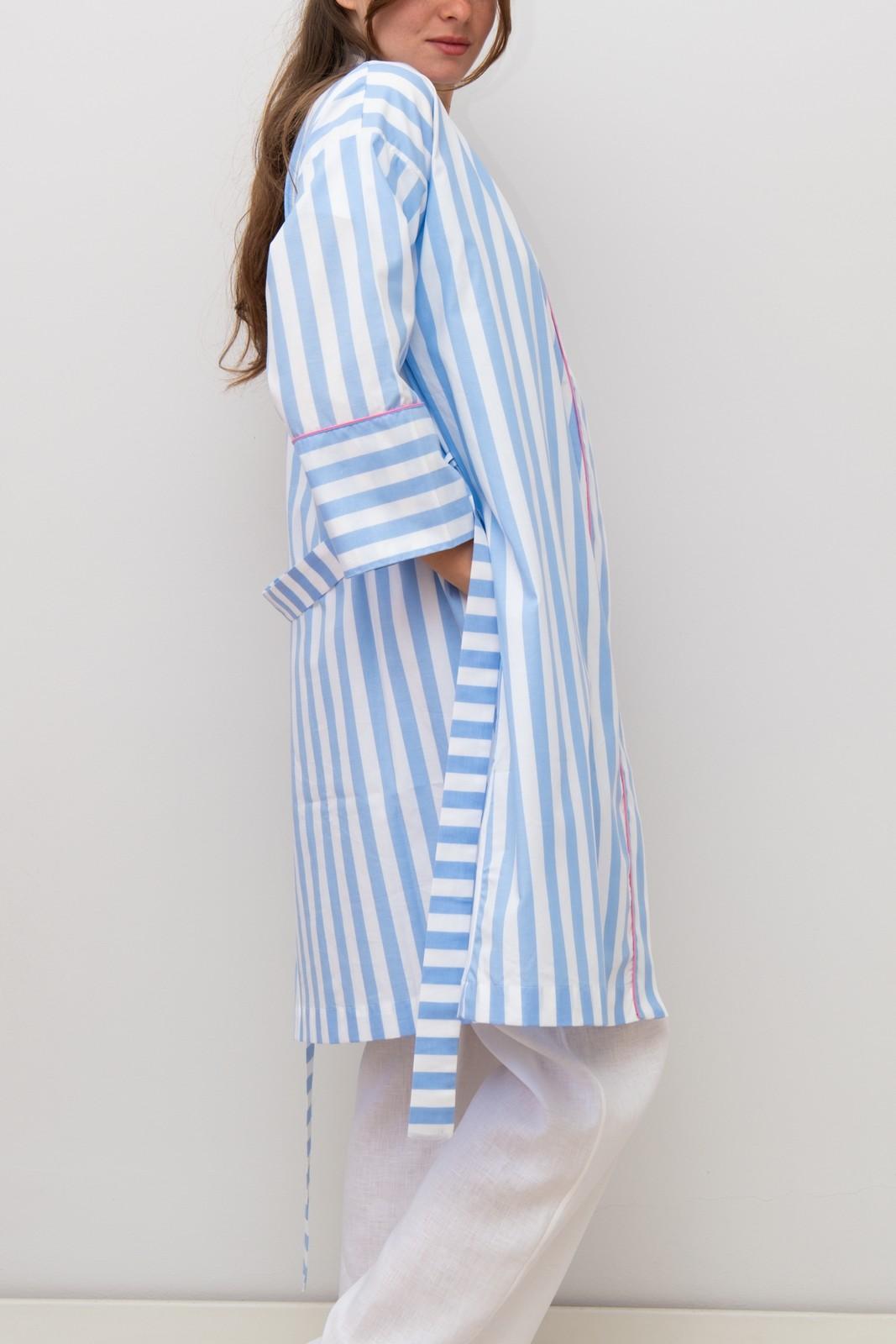 KIMONO TAGLIATELLA AZZURRA PROFILO FRAGOLA KIDPTAG AZZFRG SILVIA SCALMANA 