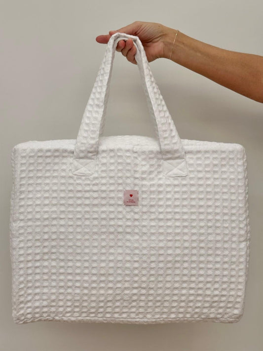 VALIGIA NIDO D'APE BIANCO VANP NAPEBIA SILVIA SCALMANA 