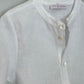 CAMICIA BAMBINO IN LINO BIANCO CKBIUNI BIA SILVIA SCALMANA 