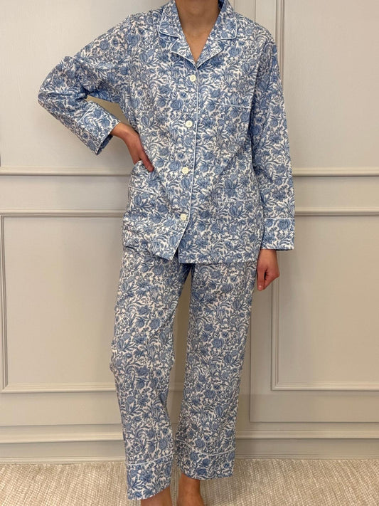 PIGIAMA LIBERTY DONNA "SAMBOURNE" CDLIB SAMBOURNEAZZURRO SILVIA SCALMANA 