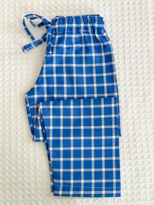 PANTALONI BIMBO FINESTRATO FONDO BLUETTE PABFFIN BLU SILVIA SCALMANA 