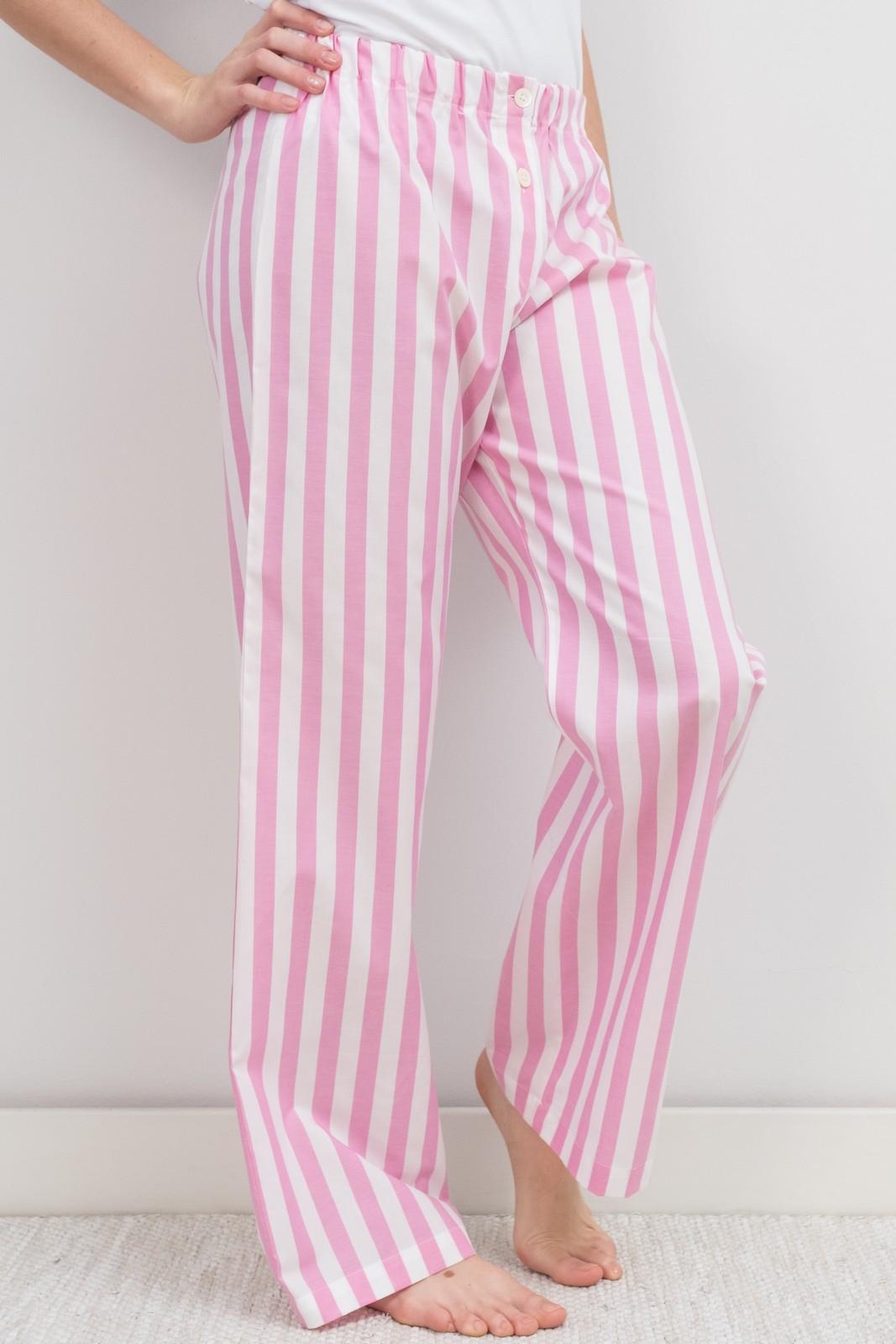 PANTALONI POPELINE DONNA TAGLIATELLA FRAGOLA PADPTAG FRG SILVIA SCALMANA 