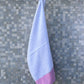 SALVIETTA ASILO QUADRO ROSA