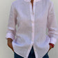 CAMICIA COREANA LINO UNITO ROSA CKDIUNI RSA SILVIA SCALMANA 
