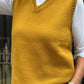 GILET DONNA IN LANA "ORO"