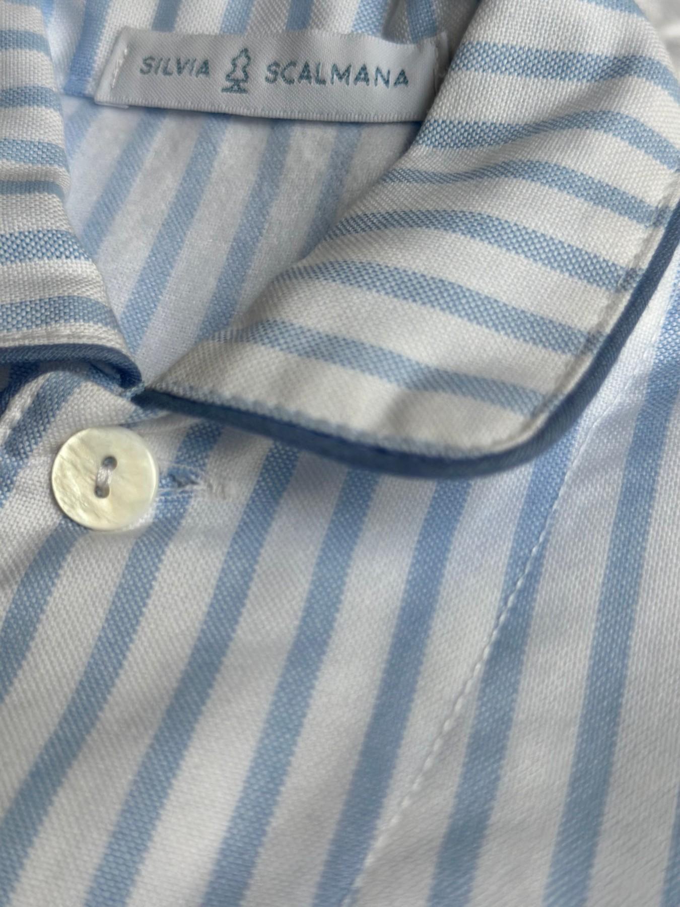 CHILDREN'S FLANNEL PAJAMAS WITH BLUE STRIPES